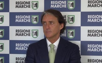 Roberto Mancini testimonial della Regione Marche
