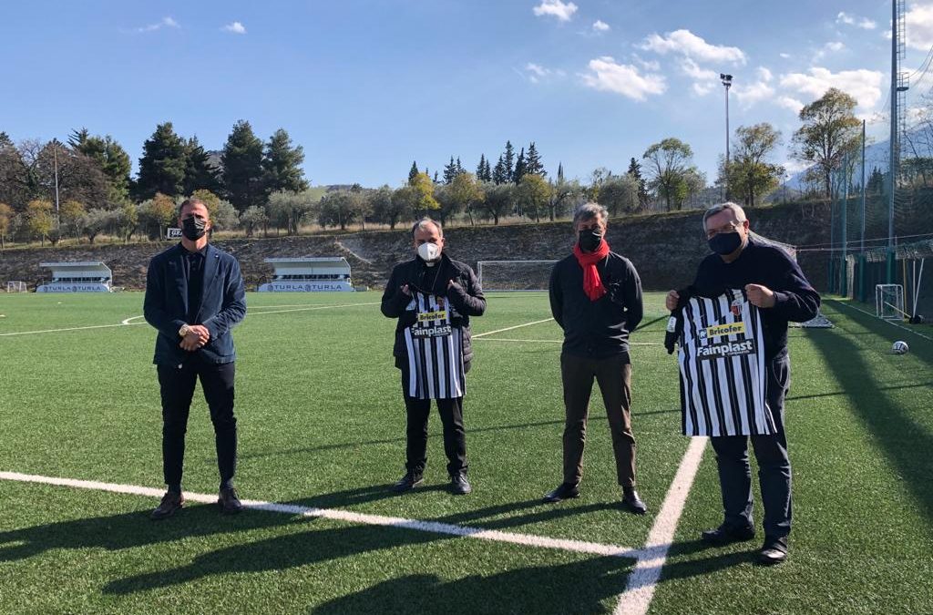 Monsignor Pompili incontra l’Ascoli Calcio