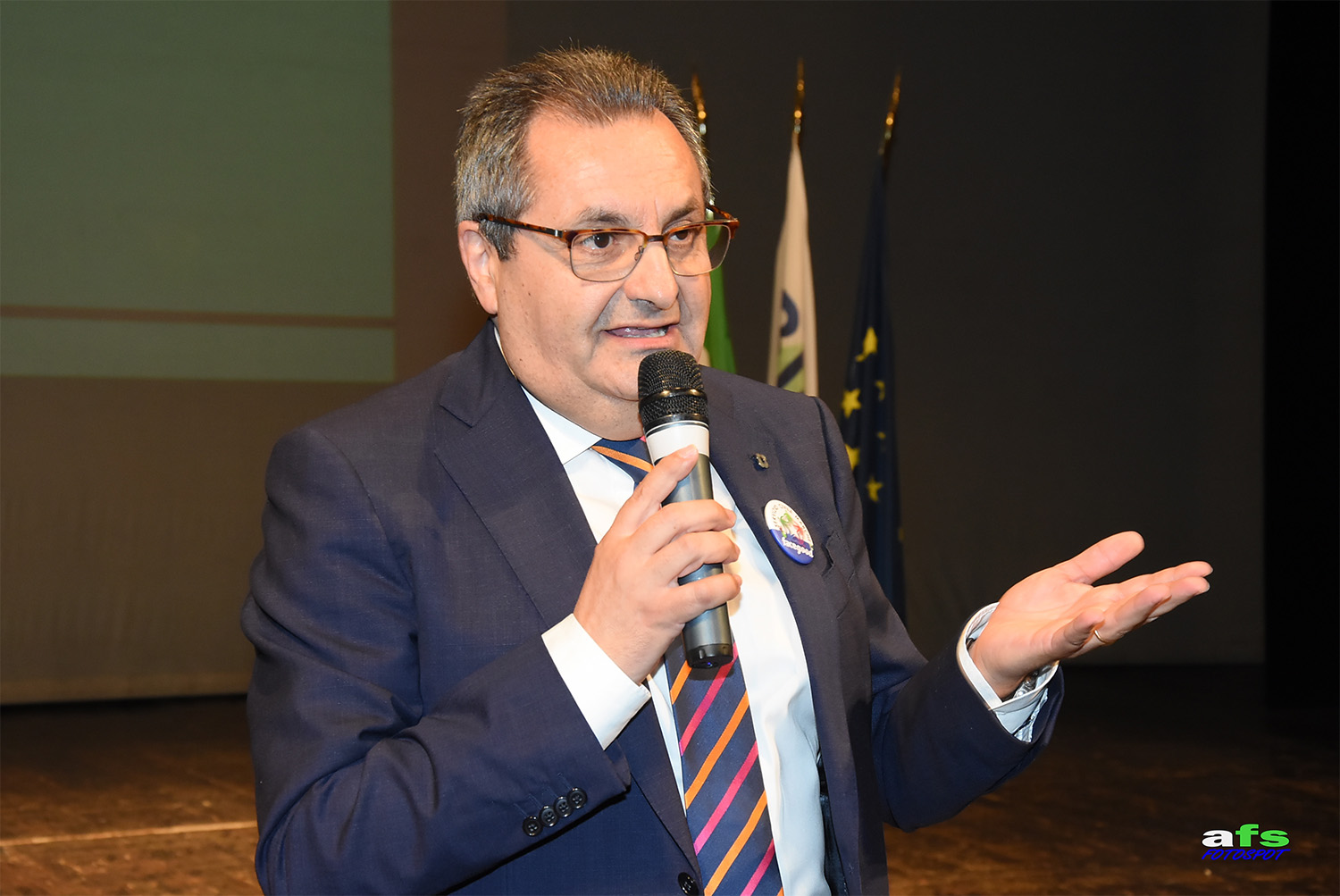 Presidente del BIM Luigi Contisciani