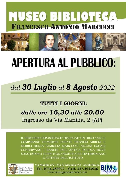 Proseguono le iniziative dedicate al Venerabile Marcucci