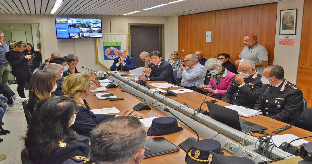 RIUNIONE DEL COR DOPO IL SISMA DI IERI