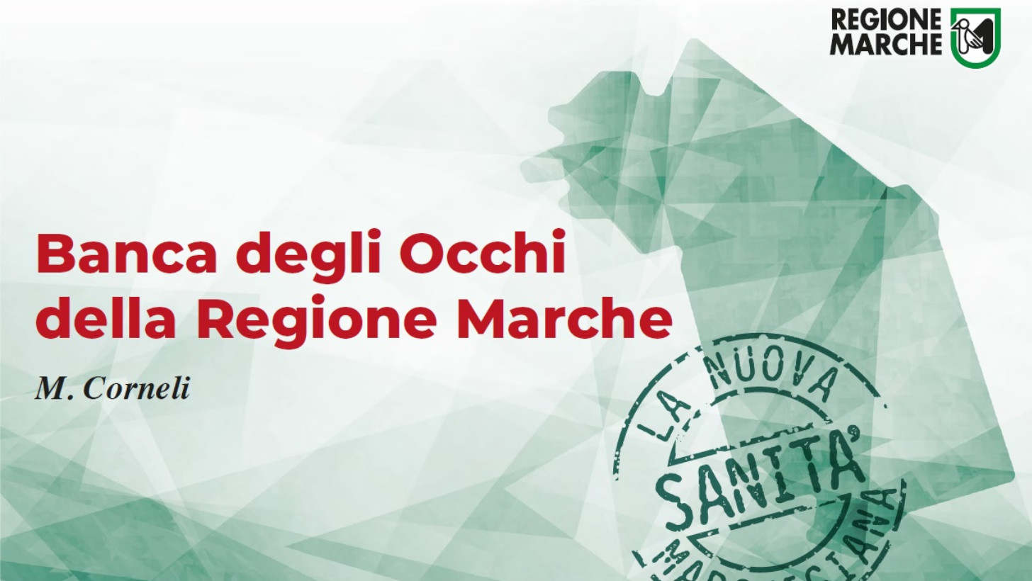 la banca degli occhi compie venti anni