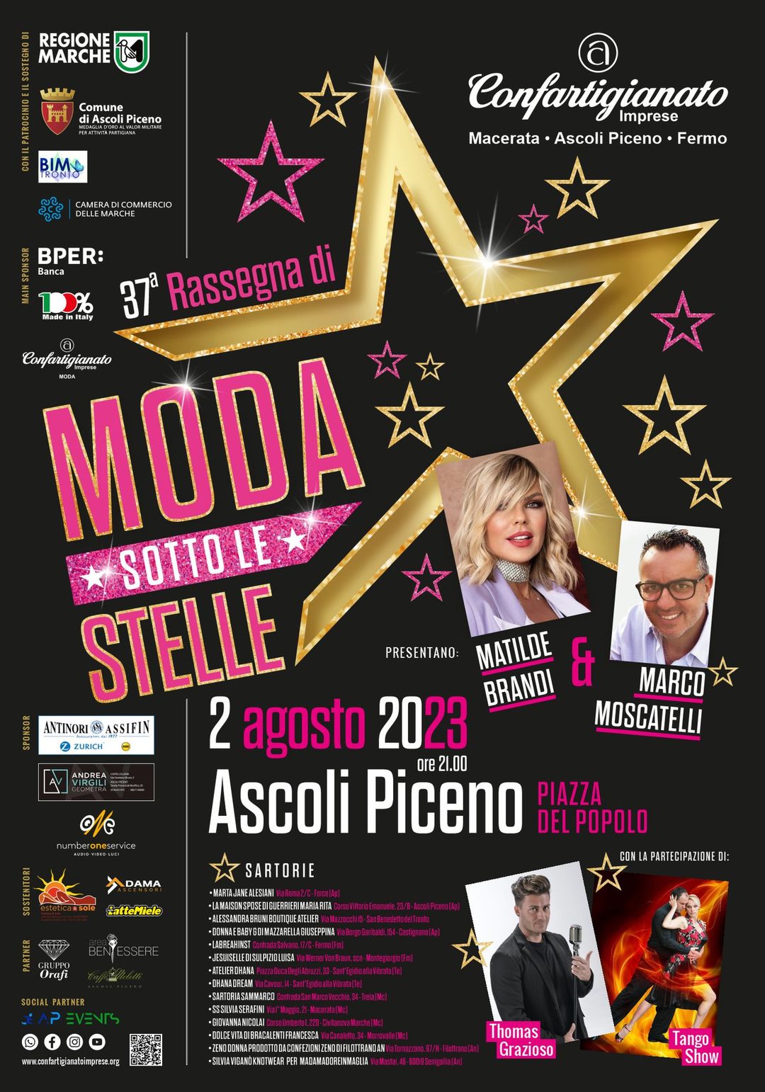 Torna “moda sotto le stelle”