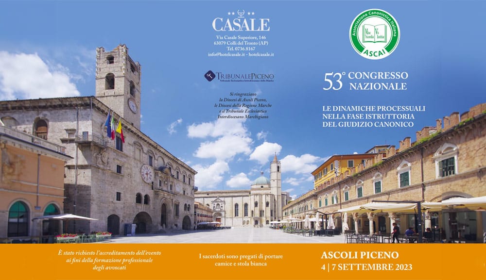 la diocesi di AP ospiterà il congresso nazionale di diritto canonico