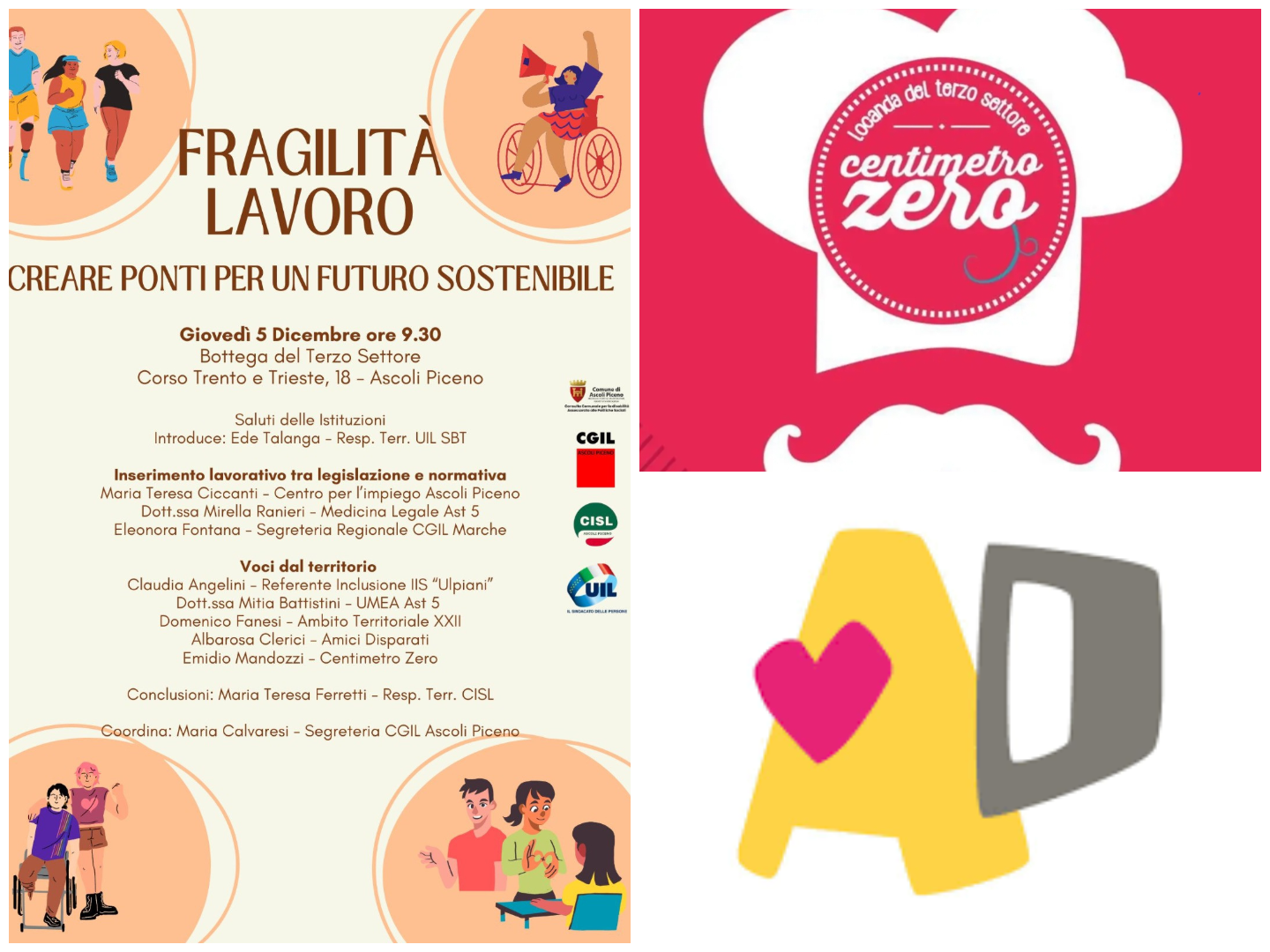 Disabilità e Lavoro: i casi di Amici Disparati e Centrimetro Zero