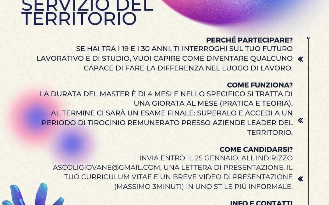 Comunicare e connettere, giovani al servizio del territorio