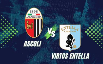 Ascoli-Entella(0-1), sconfitti ma a testa alta